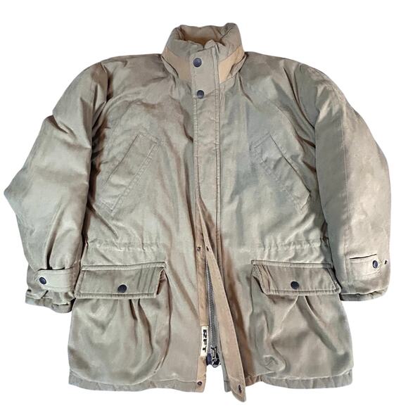 RFT Rainforest Full Zip Down Puffer Jacket XL Missing‎ Hood - Picture 1 of 7